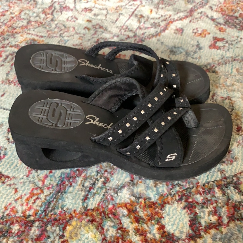 COPY - 90’s Y2K Cut-out Platform Sketcher Flip Flop